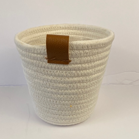 Cream Woven Basket - Picture 3 of 8